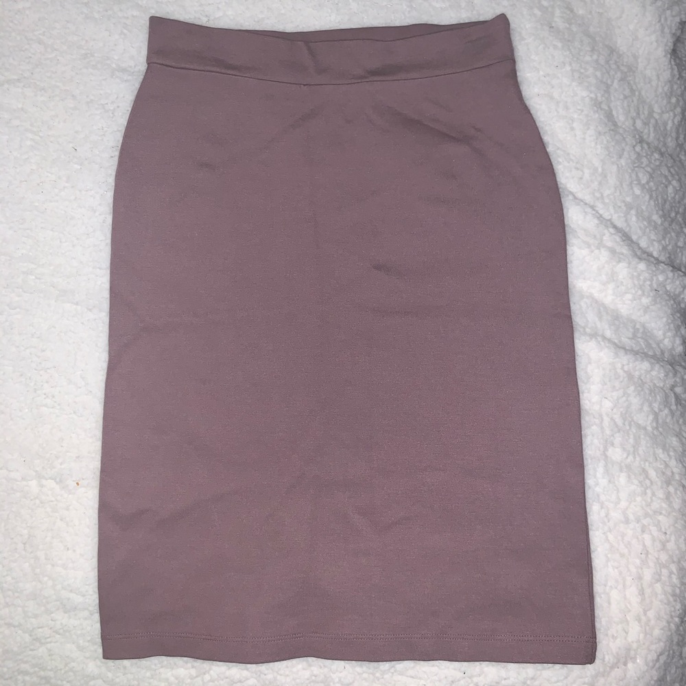 Body Con Skirt Dusty Rose